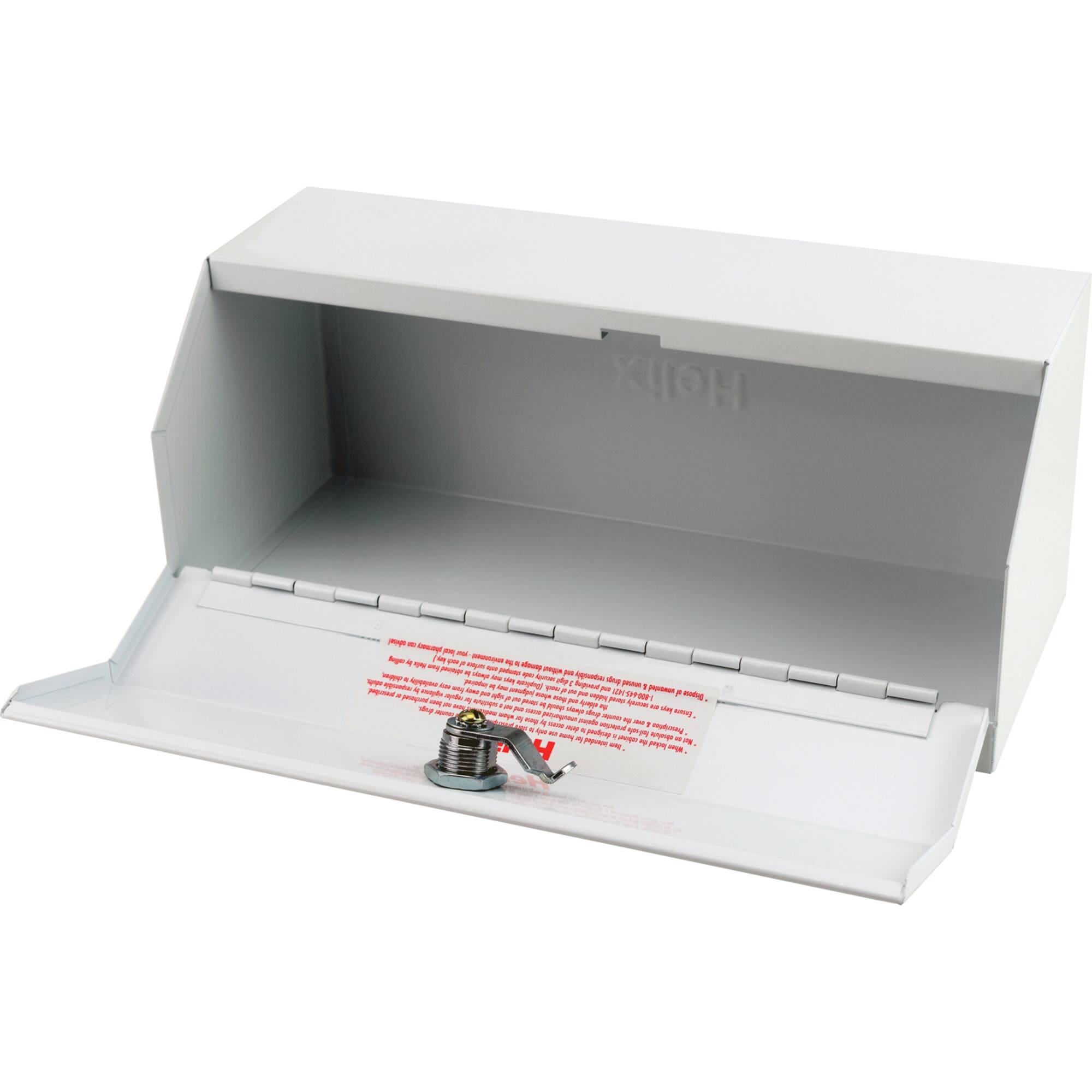 Helix® White Locking Prescription Drug Cabinet
